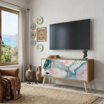 VELVET CROSSING Kompaktní dvoudveřový TV stolek