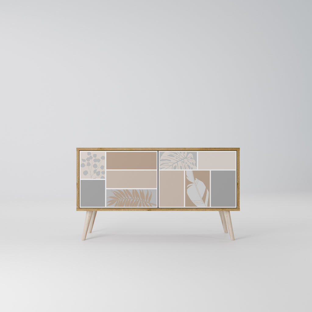 TROPICAL SHAPES Kompaktní dvoudveřový TV stolek