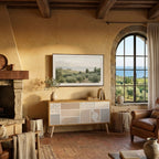 TROPICAL SHAPES Kompaktní dvoudveřový TV stolek