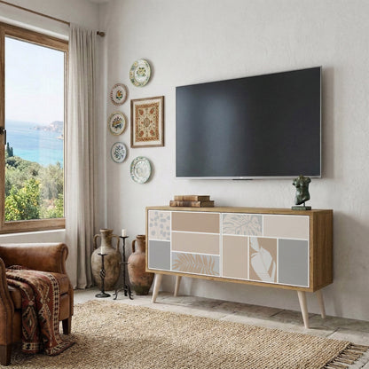 TROPICAL SHAPES Kompaktní dvoudveřový TV stolek