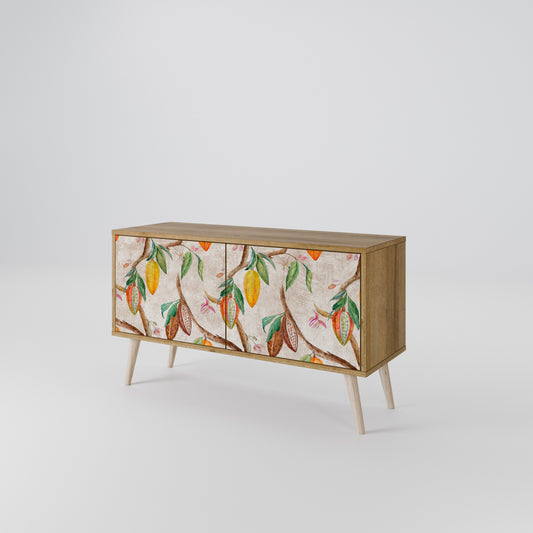 COCOA FRUITS Kompaktní dvoudveřový TV stolek