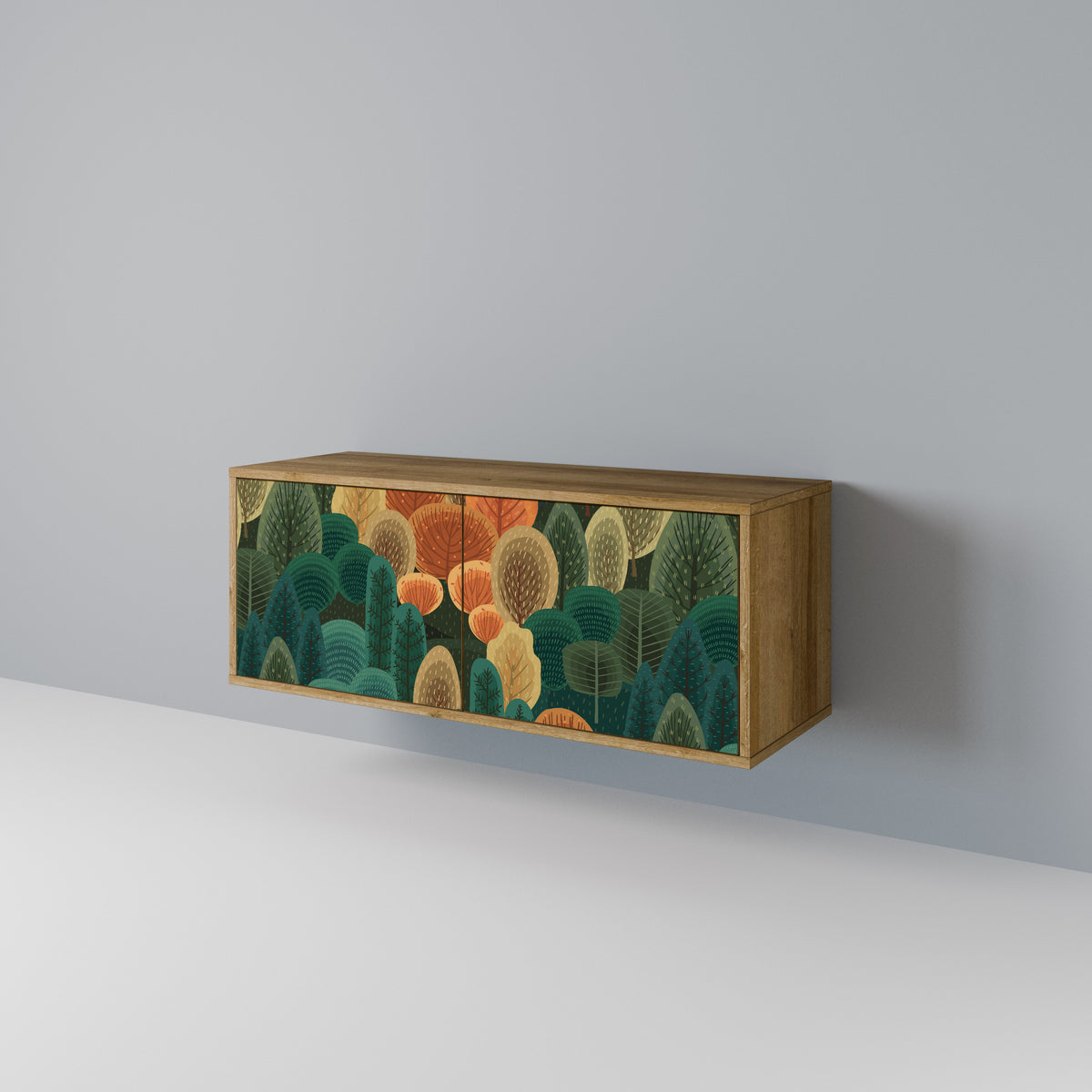 AUTUMN KALEIDOSCOPE Kompaktní dvoudveřový TV stolek