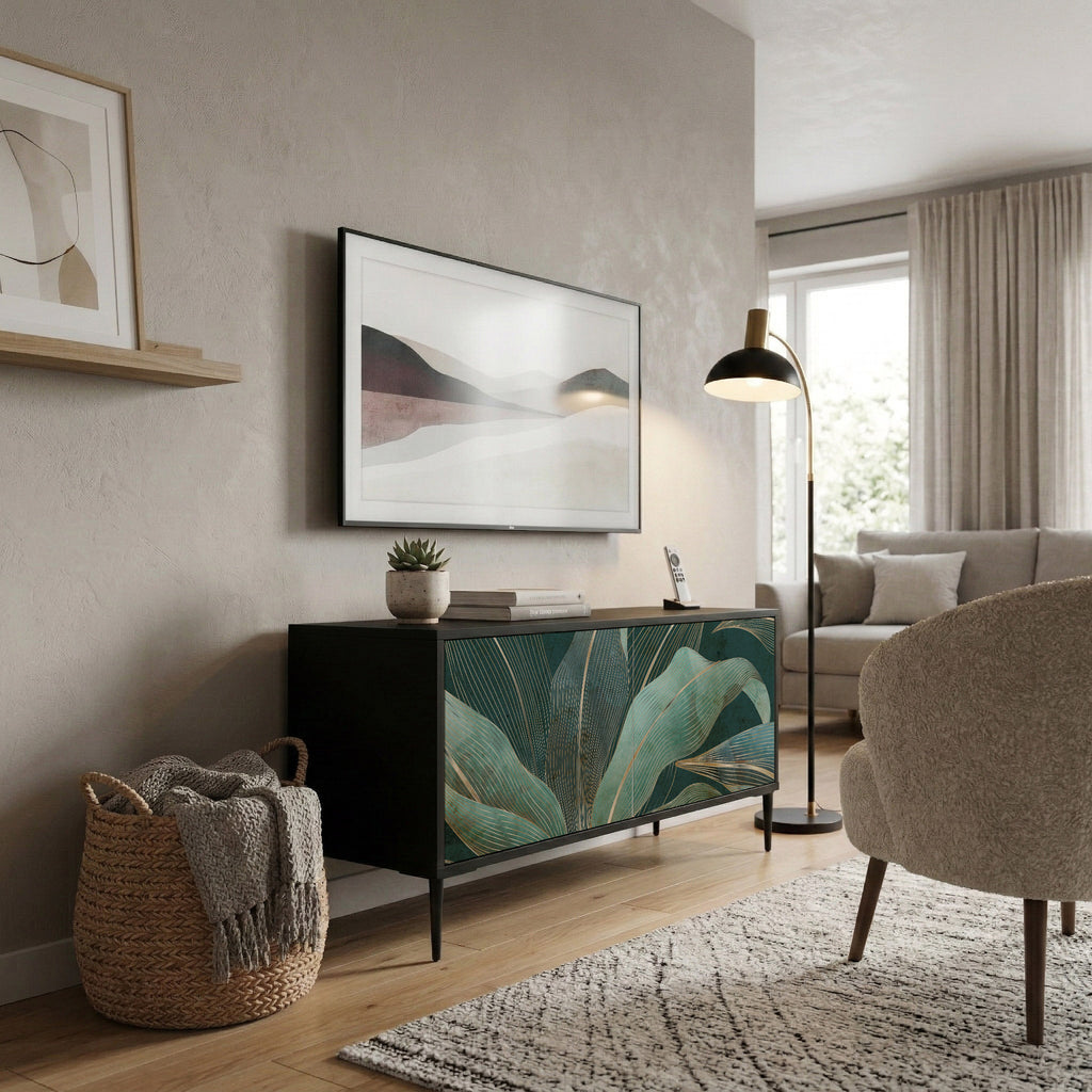 ROYAL GREEN Kompaktní dvoudveřový TV stolek