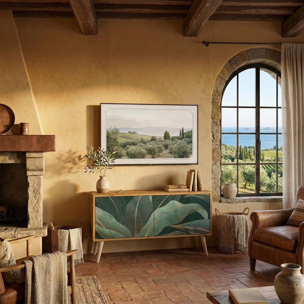 ROYAL GREEN Kompaktní dvoudveřový TV stolek