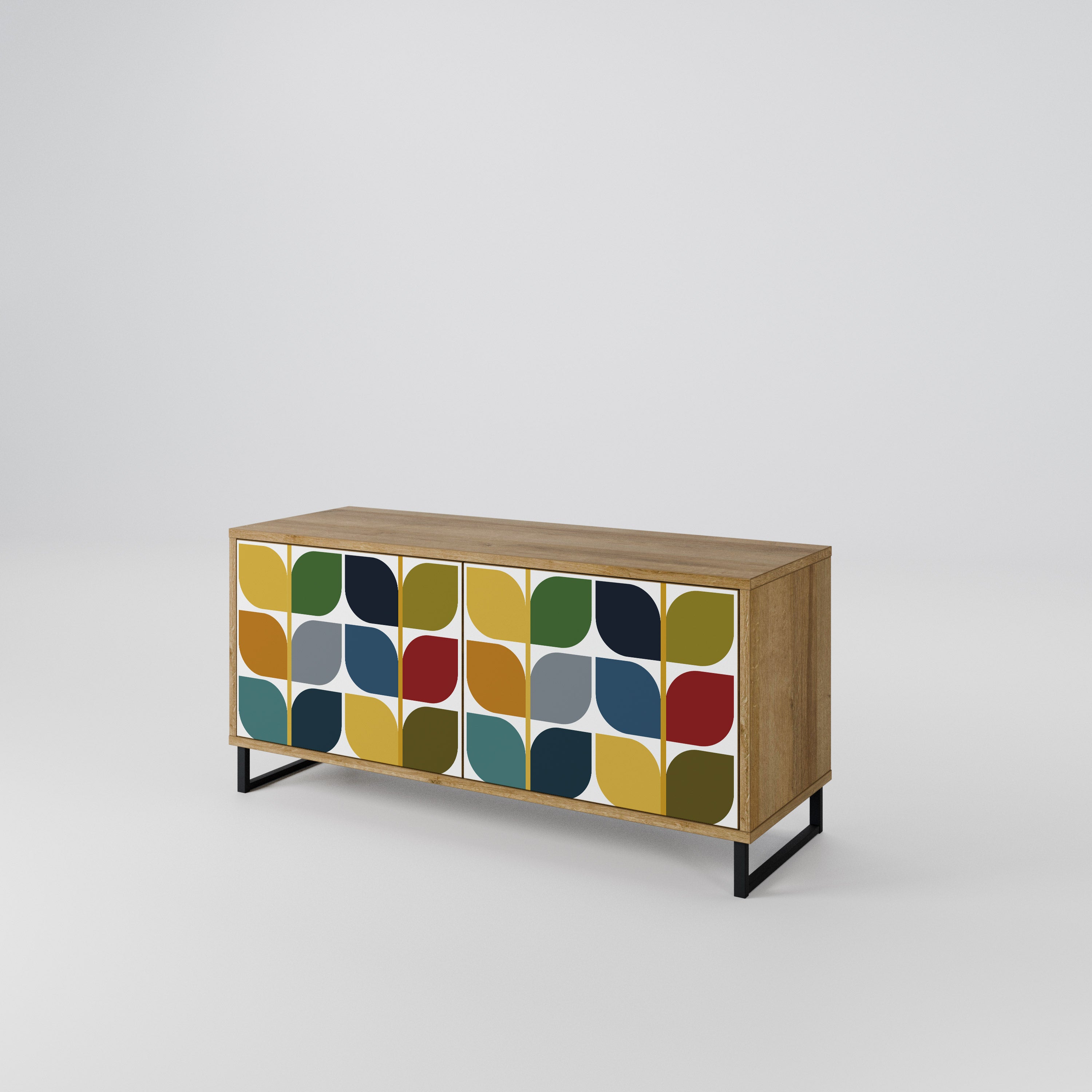 WEIGHTLESS HOURS Compact 2-Door TV Cabinet