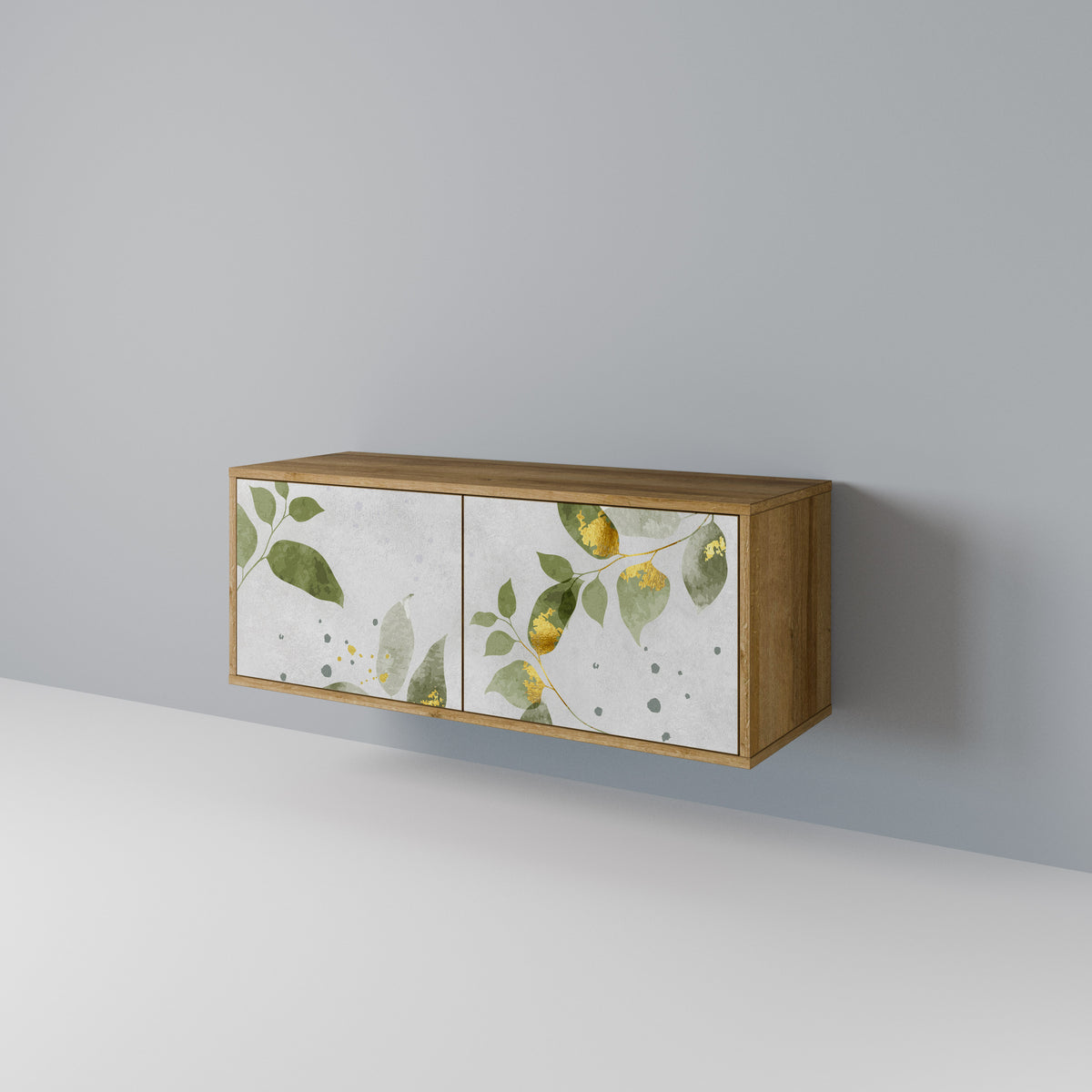 ELEGANT BOTANICS Kompaktní dvoudveřový TV stolek