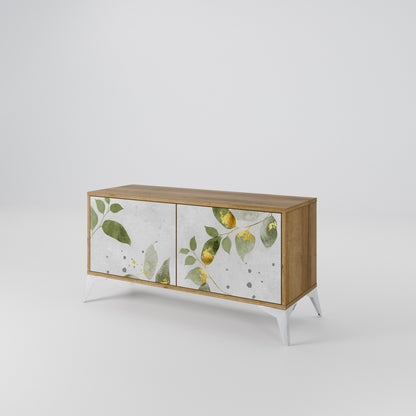 ELEGANT BOTANICS Kompaktní dvoudveřový TV stolek