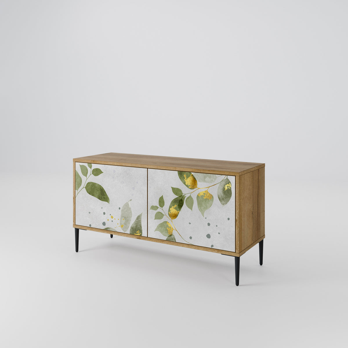ELEGANT BOTANICS Kompaktní dvoudveřový TV stolek