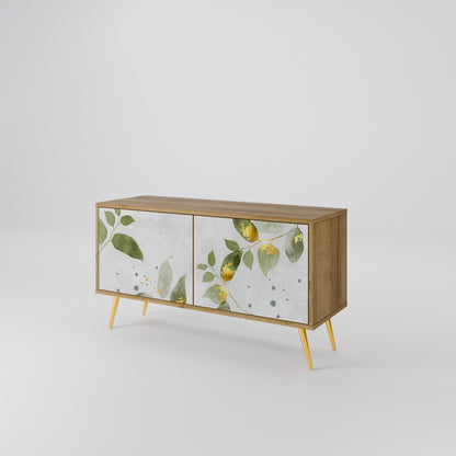 ELEGANT BOTANICS Kompaktní dvoudveřový TV stolek