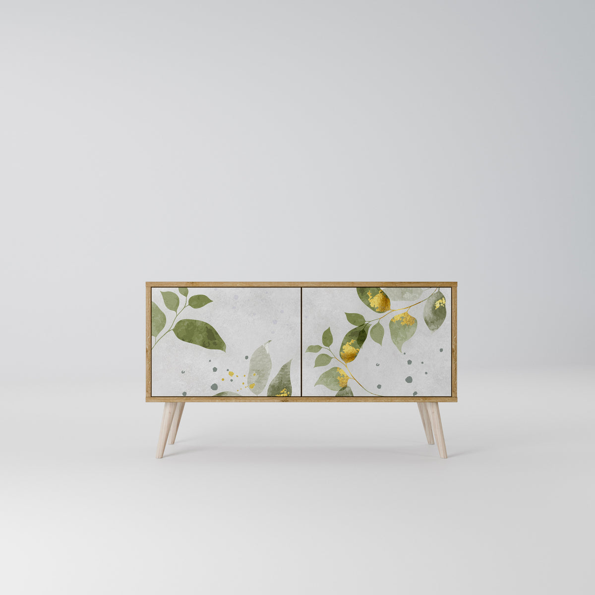 ELEGANT BOTANICS Kompaktní dvoudveřový TV stolek