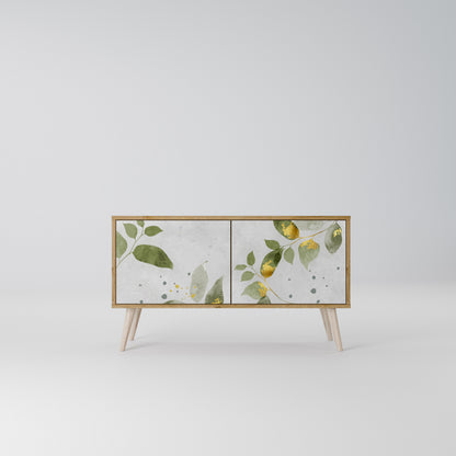 ELEGANT BOTANICS Kompaktní dvoudveřový TV stolek