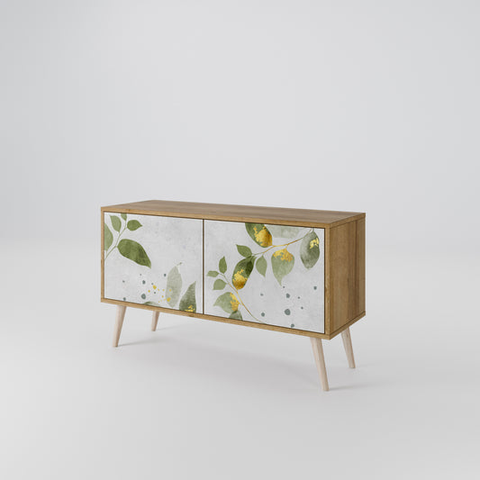 ELEGANT BOTANICS Kompaktní dvoudveřový TV stolek