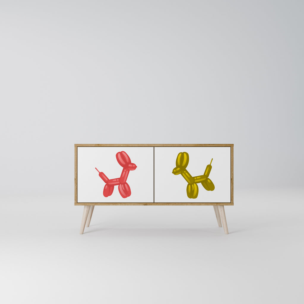 CHILDHOOD MEMORY Kompaktní dvoudveřový TV stolek