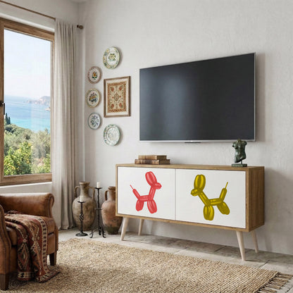 CHILDHOOD MEMORY Kompaktní dvoudveřový TV stolek