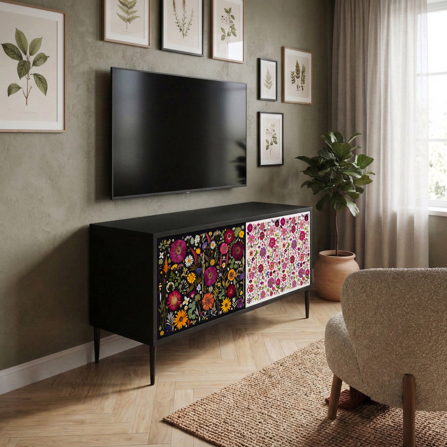 DAYNITE GARDEN Kompaktní dvoudveřový TV stolek