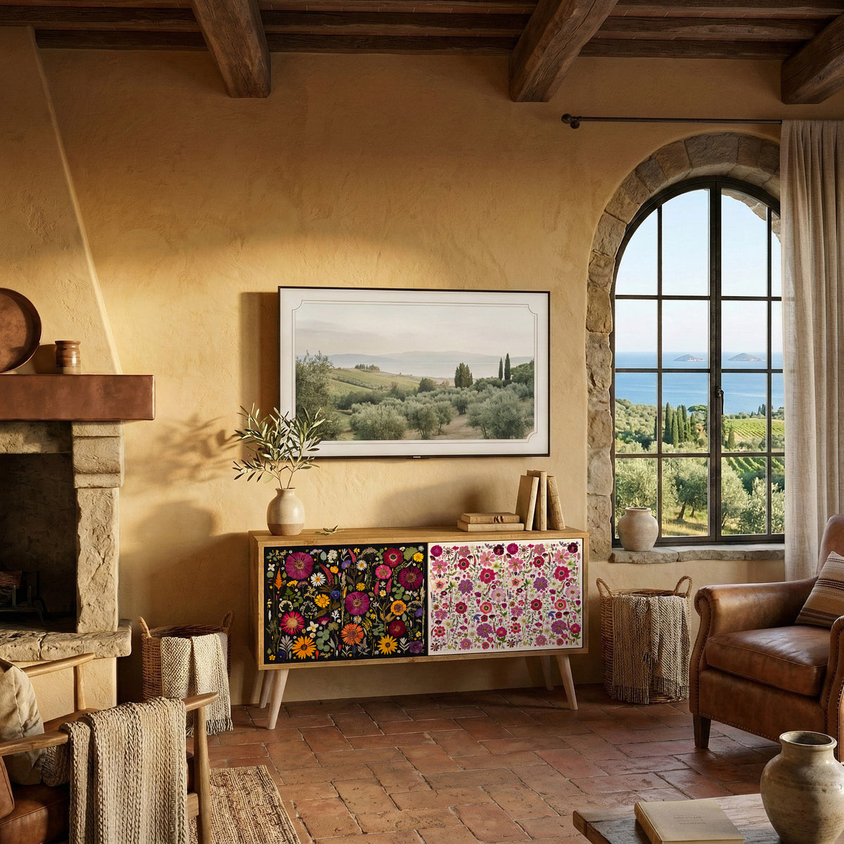 DAYNITE GARDEN Kompaktní dvoudveřový TV stolek