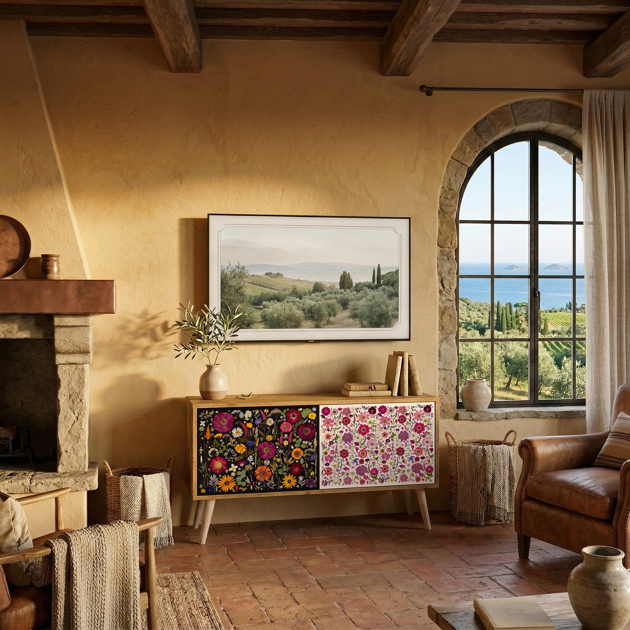 DAYNITE GARDEN Kompaktní dvoudveřový TV stolek