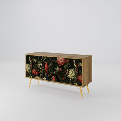 FLORAL FANTASIA Kompaktní dvoudveřový TV stolek