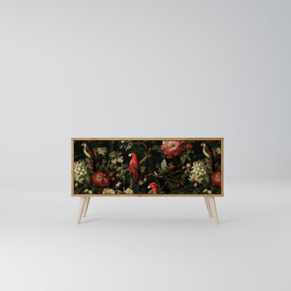 AVIAN GREENERY Kompaktní dvoudveřový TV stolek