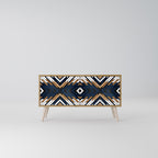 ARTFUL GEOMETRY Kompaktní dvoudveřový TV stolek