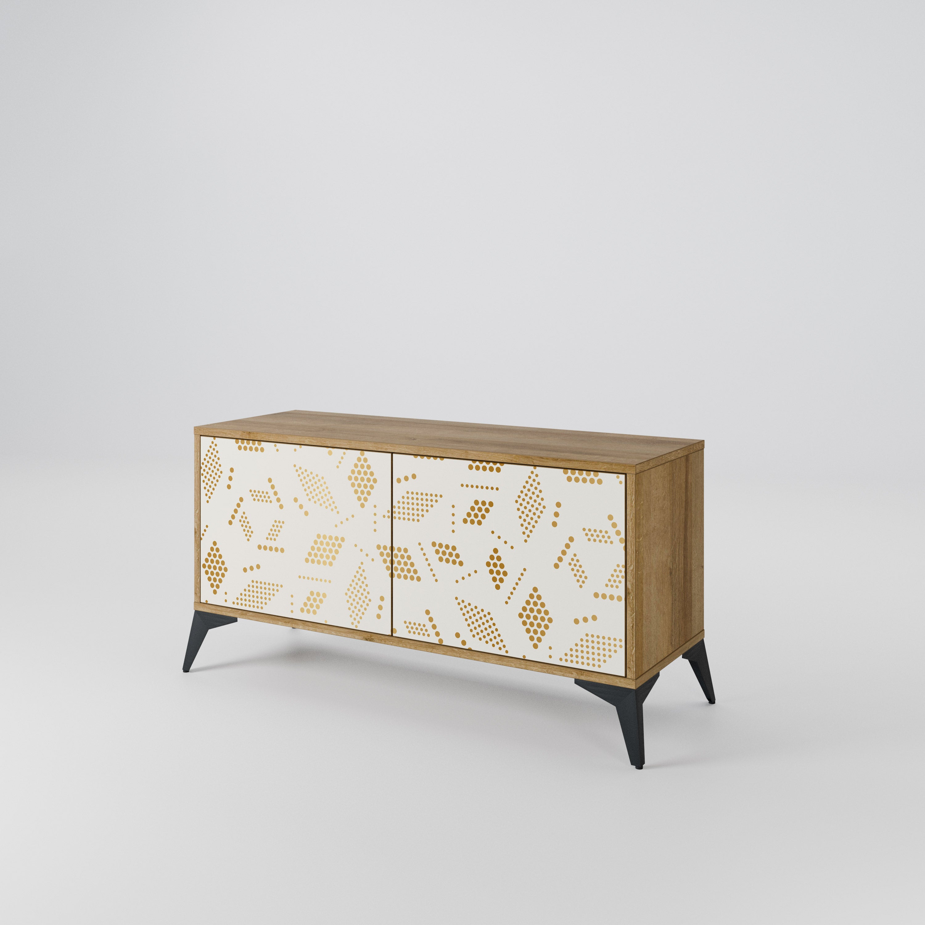 SPOTTED DAZE Kompaktní dvoudveřový TV stolek