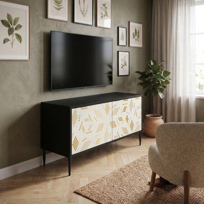 SPOTTED DAZE Kompaktní dvoudveřový TV stolek