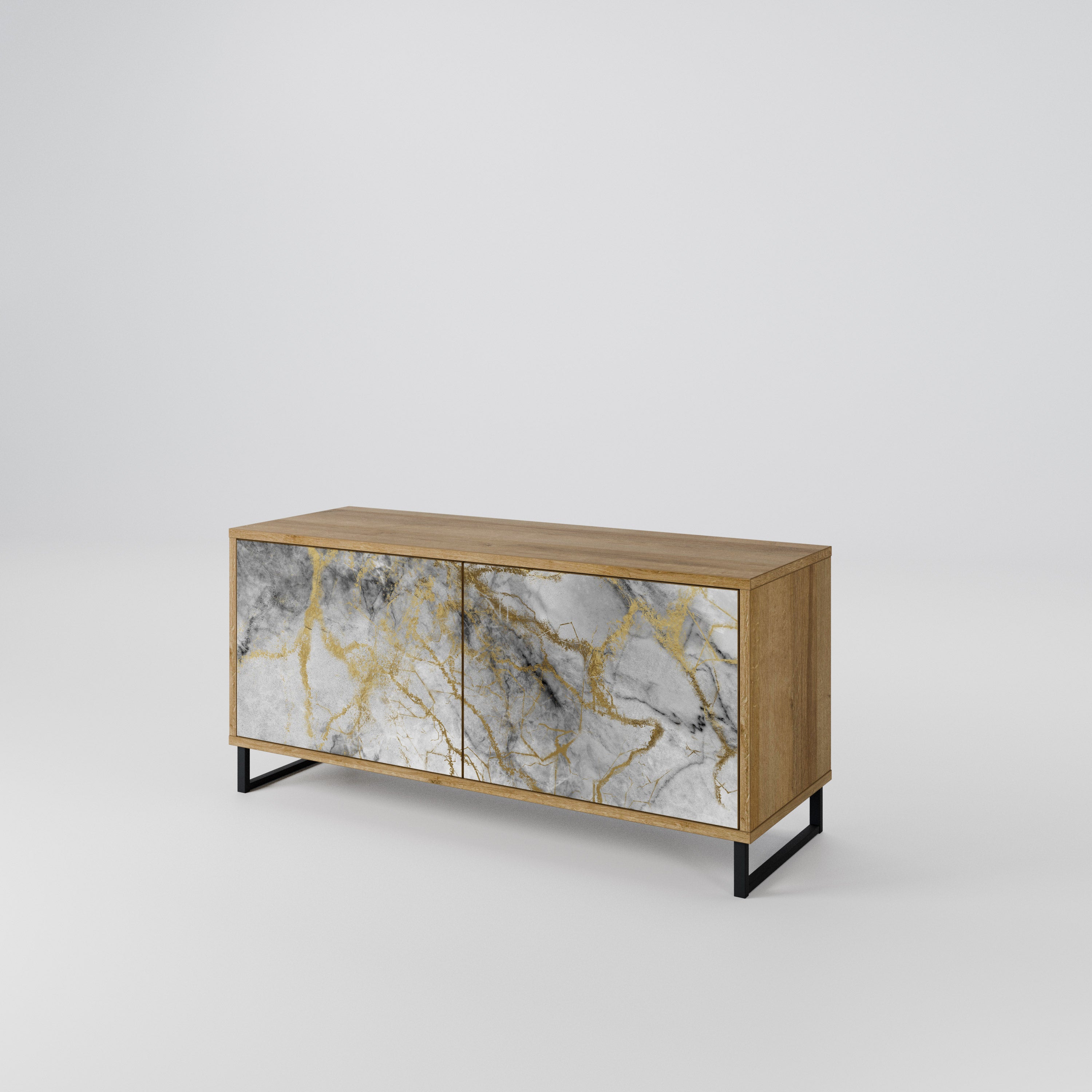 TIMELESS GLIDE Kompaktní dvoudveřový TV stolek