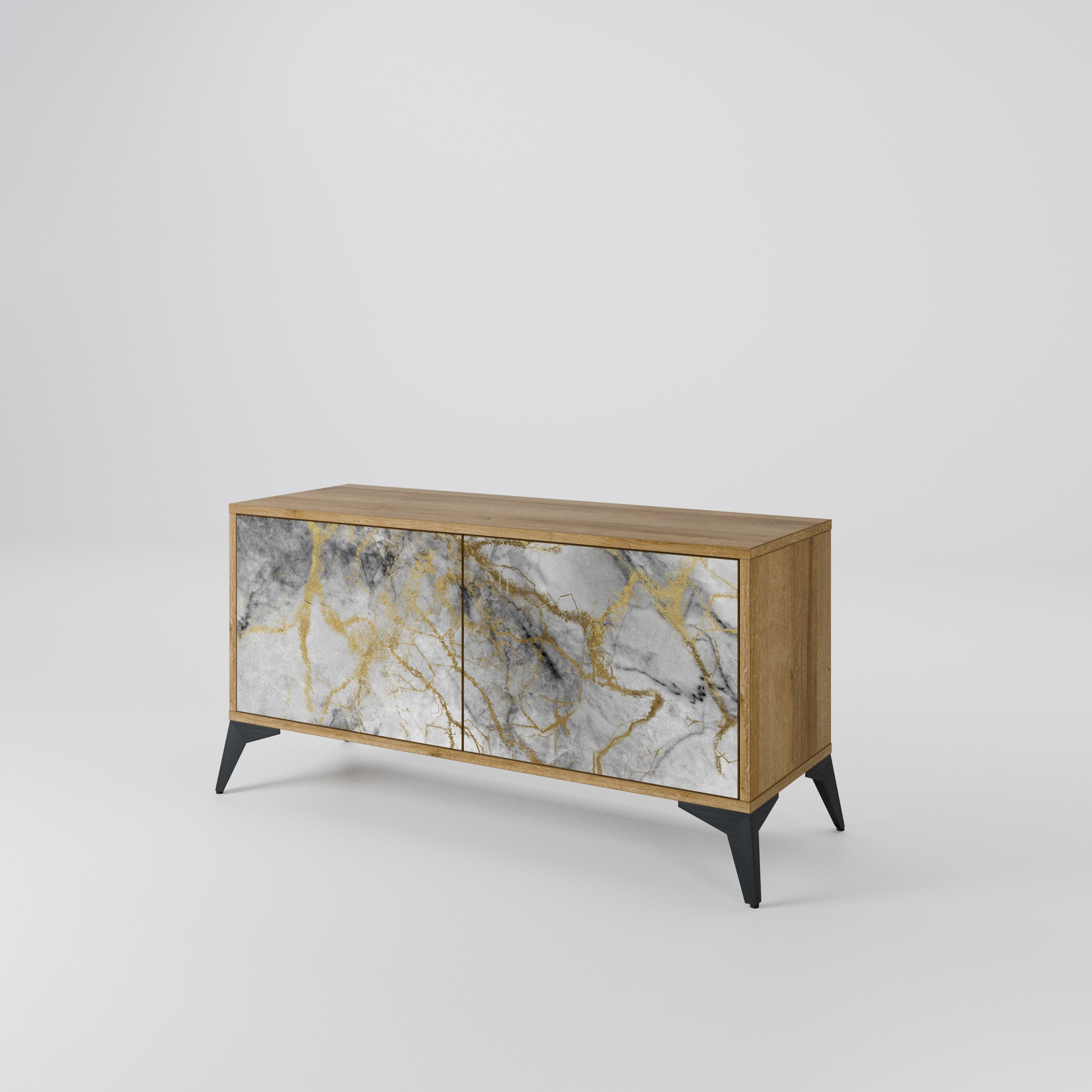 TIMELESS GLIDE Kompaktní dvoudveřový TV stolek