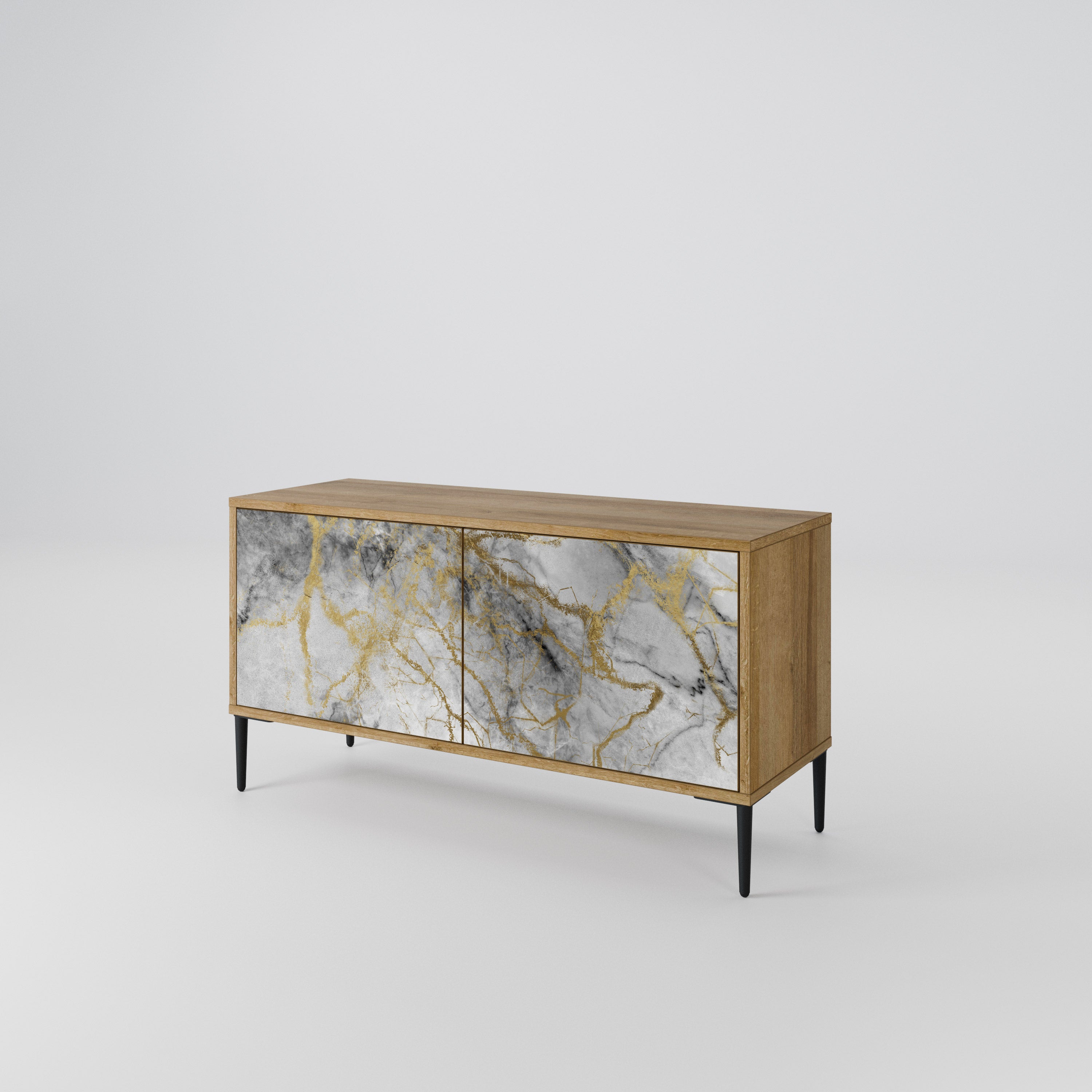 TIMELESS GLIDE Kompaktní dvoudveřový TV stolek