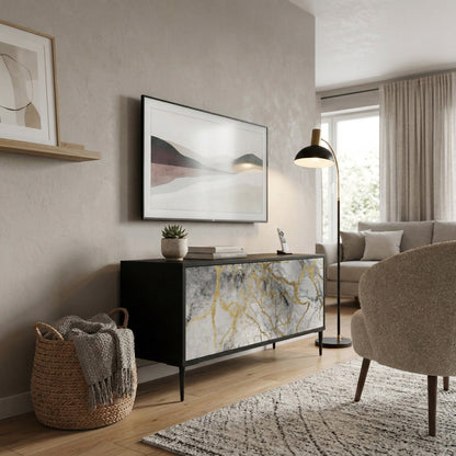 TIMELESS GLIDE Kompaktní dvoudveřový TV stolek