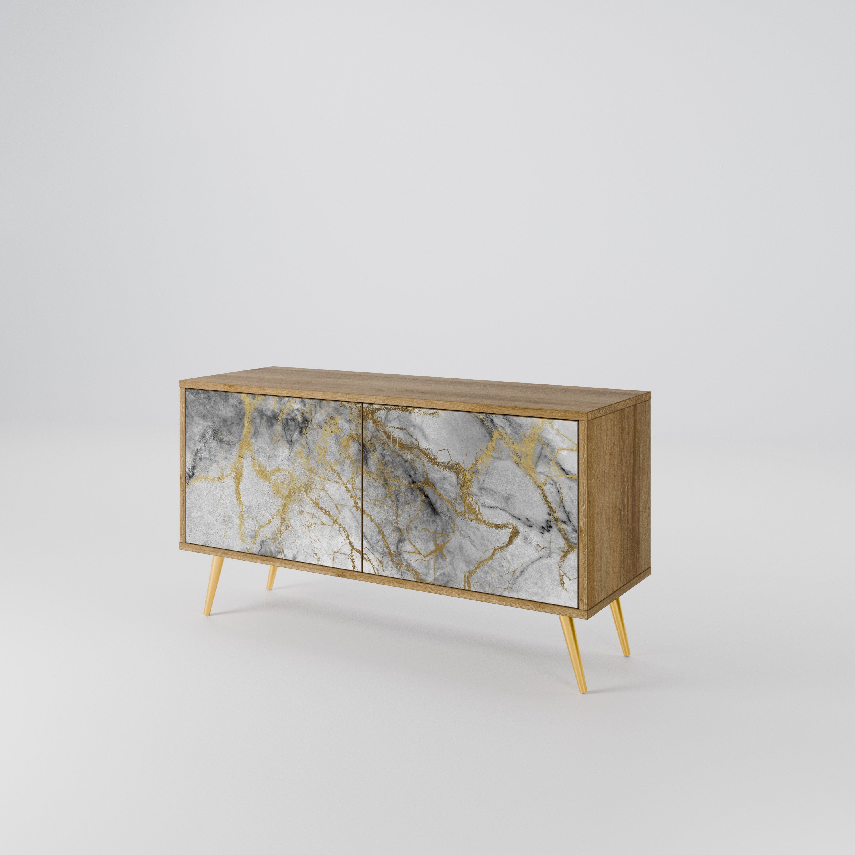 TIMELESS GLIDE Kompaktní dvoudveřový TV stolek