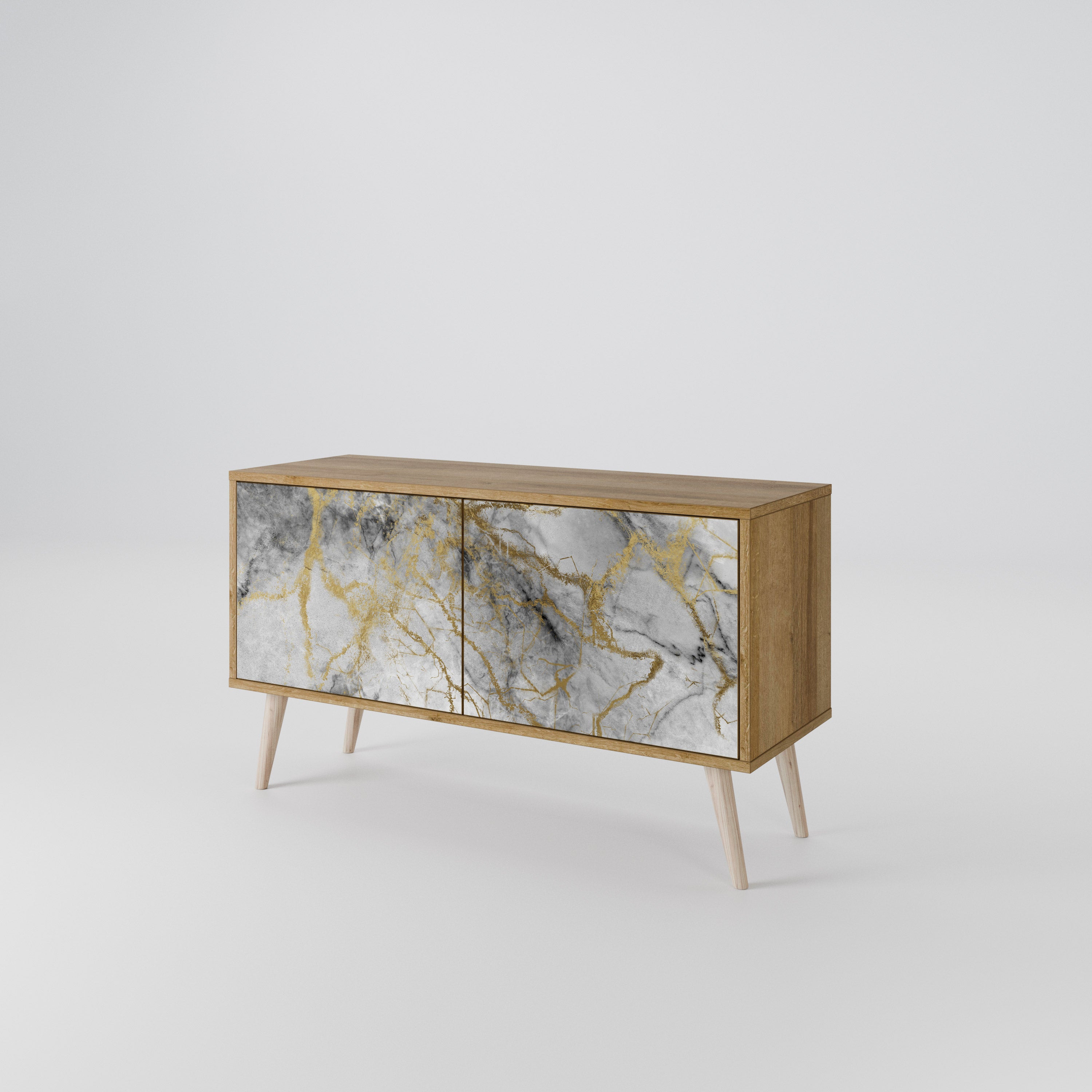 TIMELESS GLIDE Kompaktní dvoudveřový TV stolek