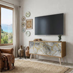 TIMELESS GLIDE Kompaktní dvoudveřový TV stolek