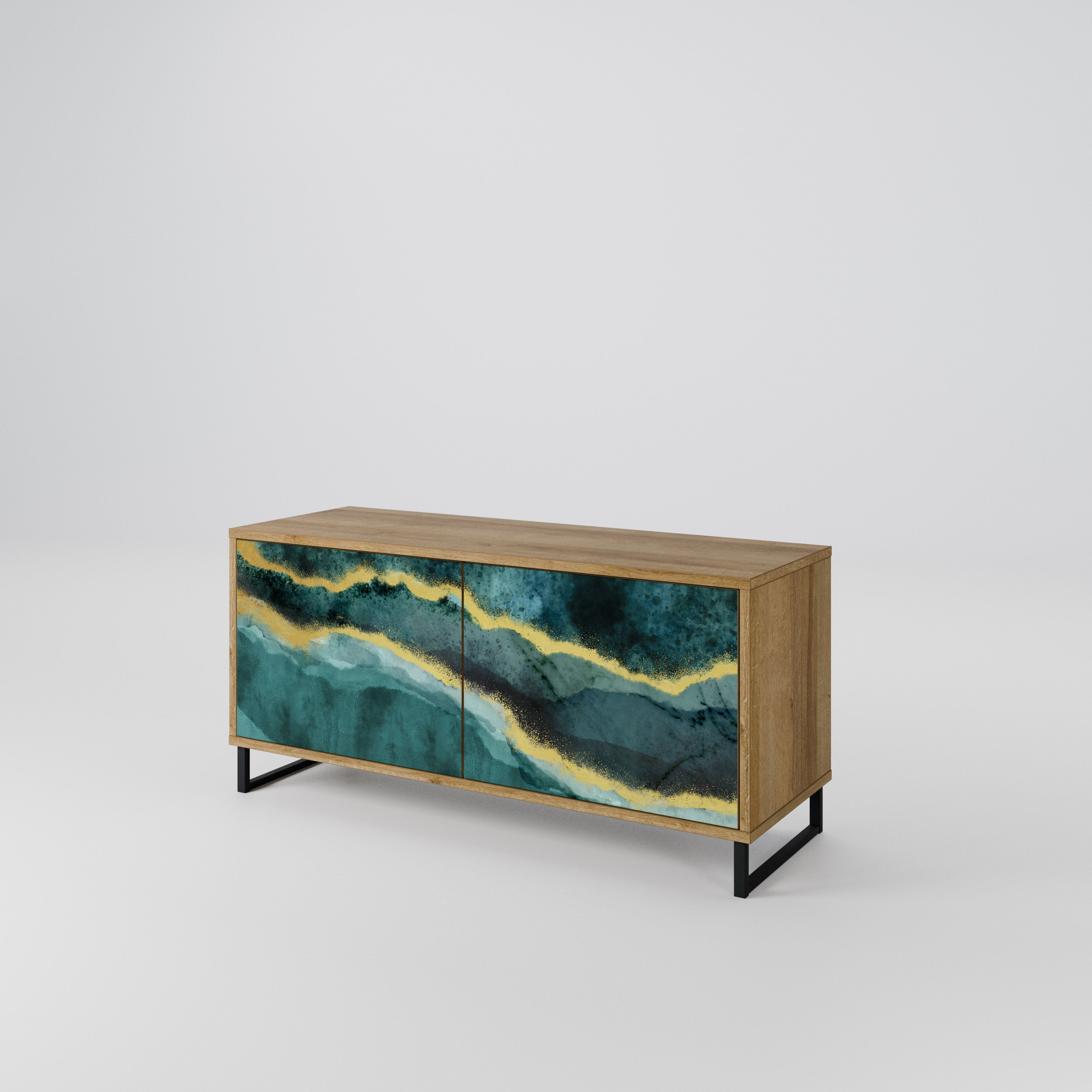 GOLDRUSH ODYSSEY Kompaktní dvoudveřový TV stolek