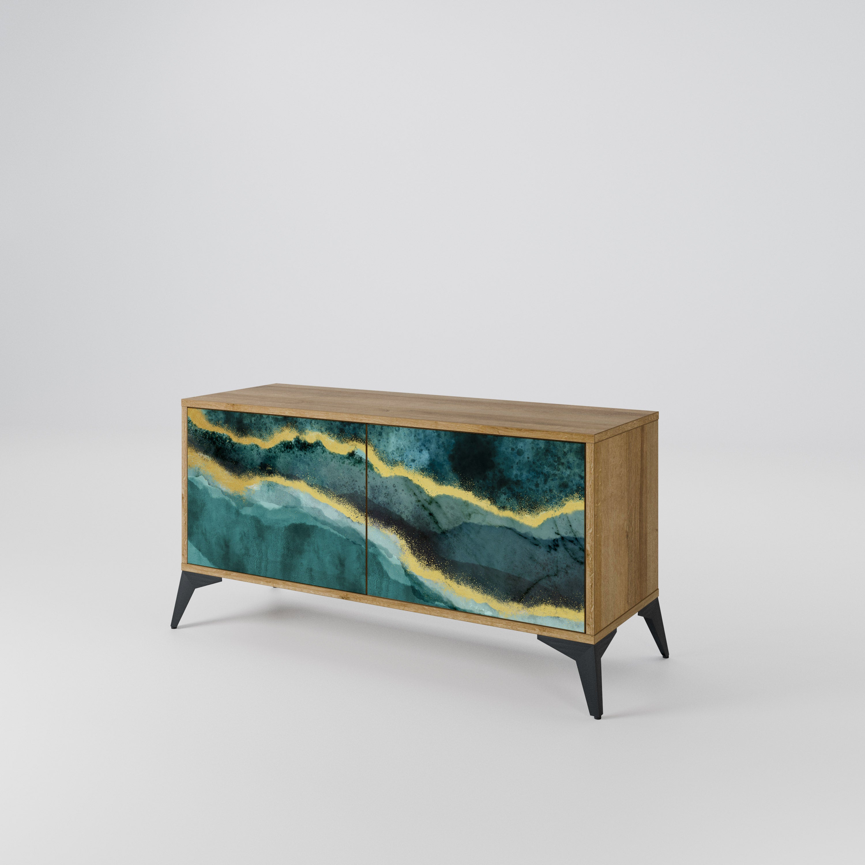 GOLDRUSH ODYSSEY Kompaktní dvoudveřový TV stolek