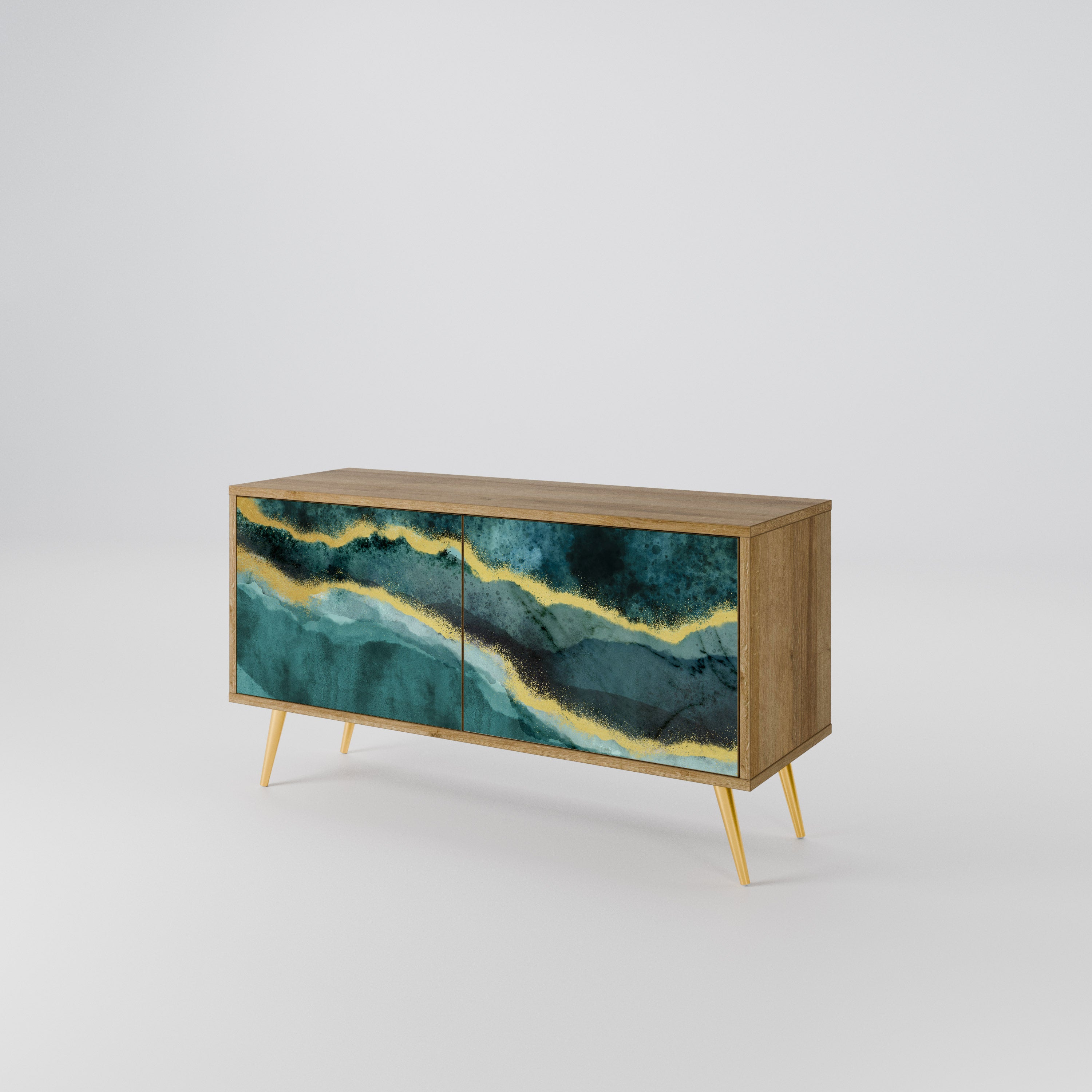 GOLDRUSH ODYSSEY Kompaktní dvoudveřový TV stolek