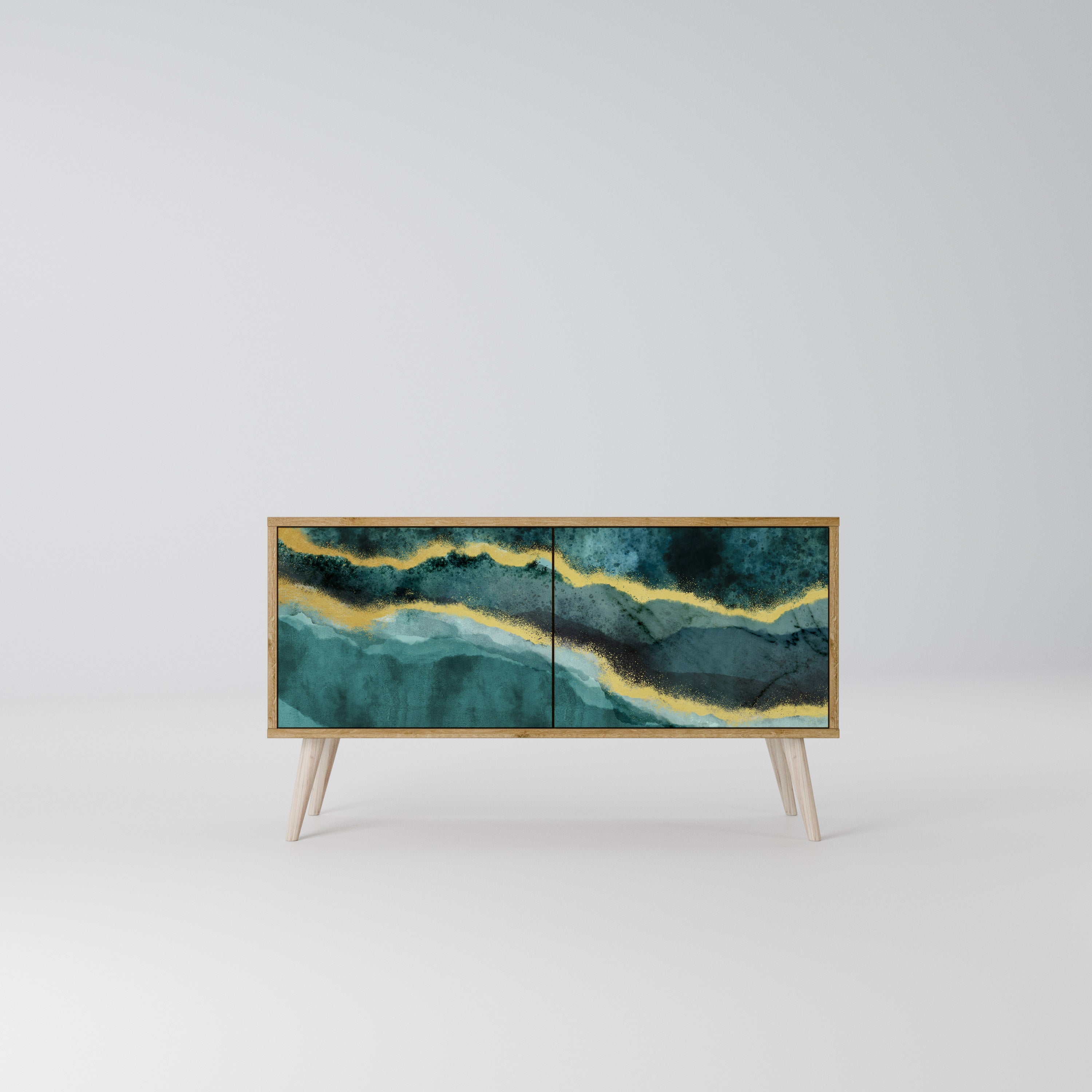 GOLDRUSH ODYSSEY Kompaktní dvoudveřový TV stolek