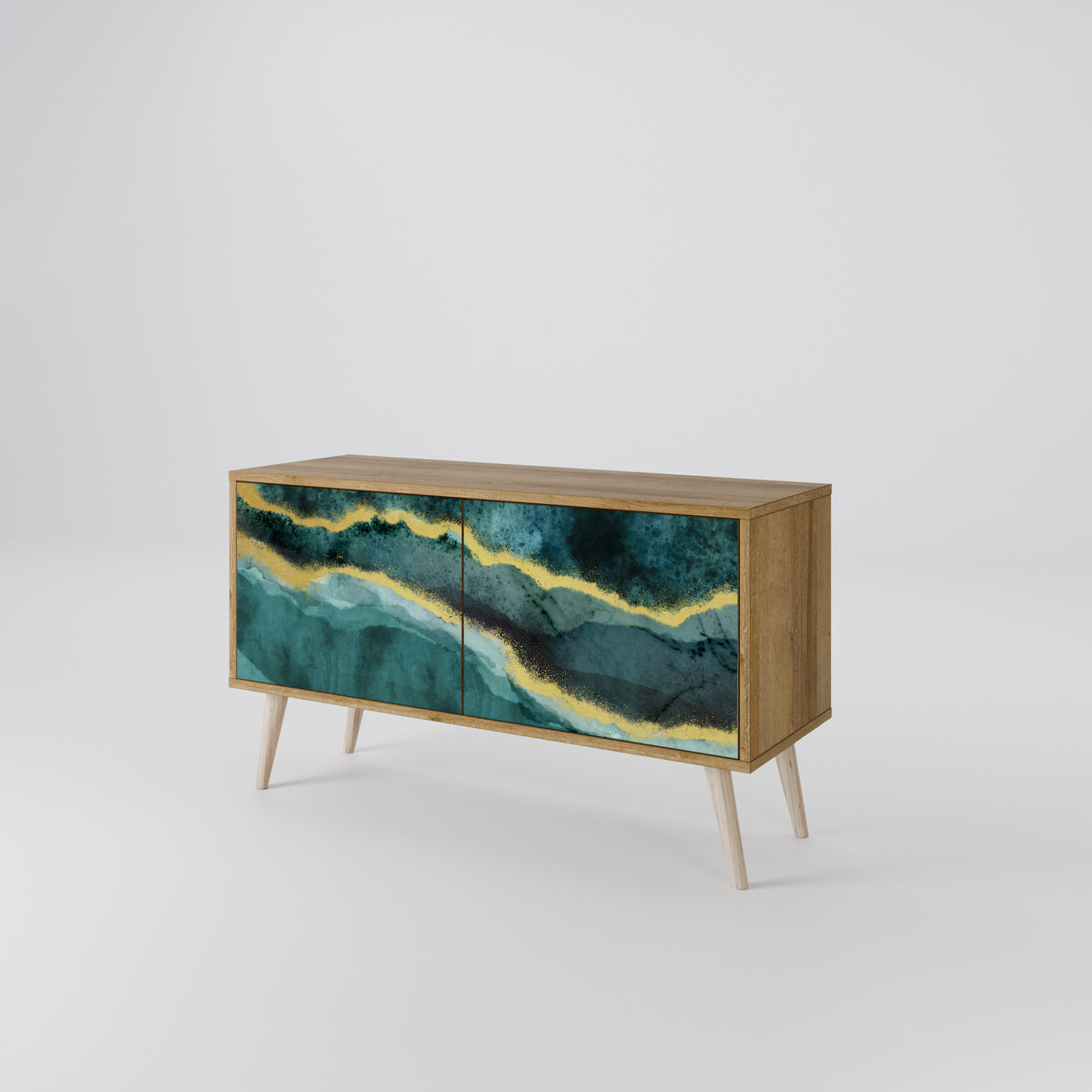 GOLDRUSH ODYSSEY Kompaktní dvoudveřový TV stolek