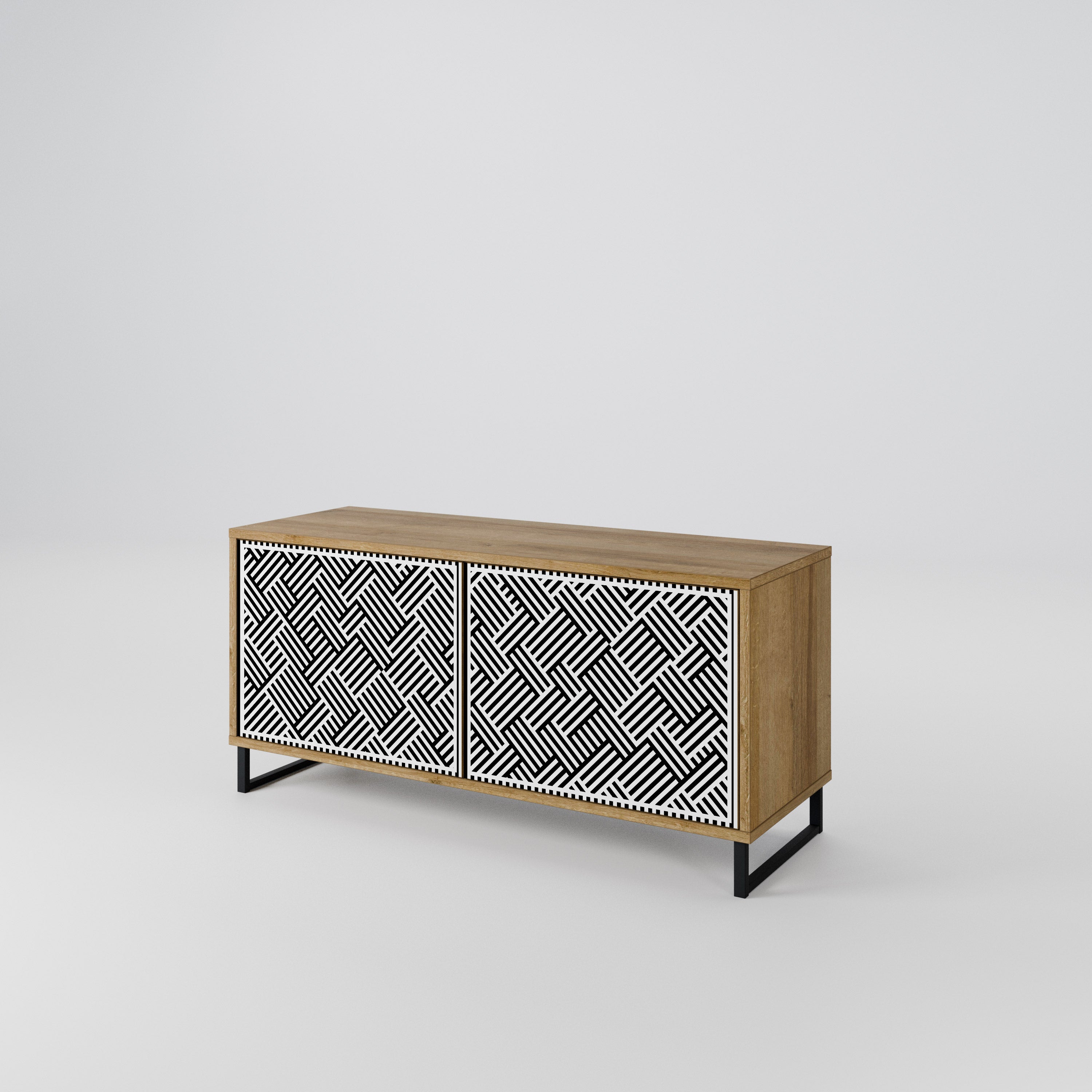 TEMPORARY SEQUENCE Kompaktní dvoudveřový TV stolek