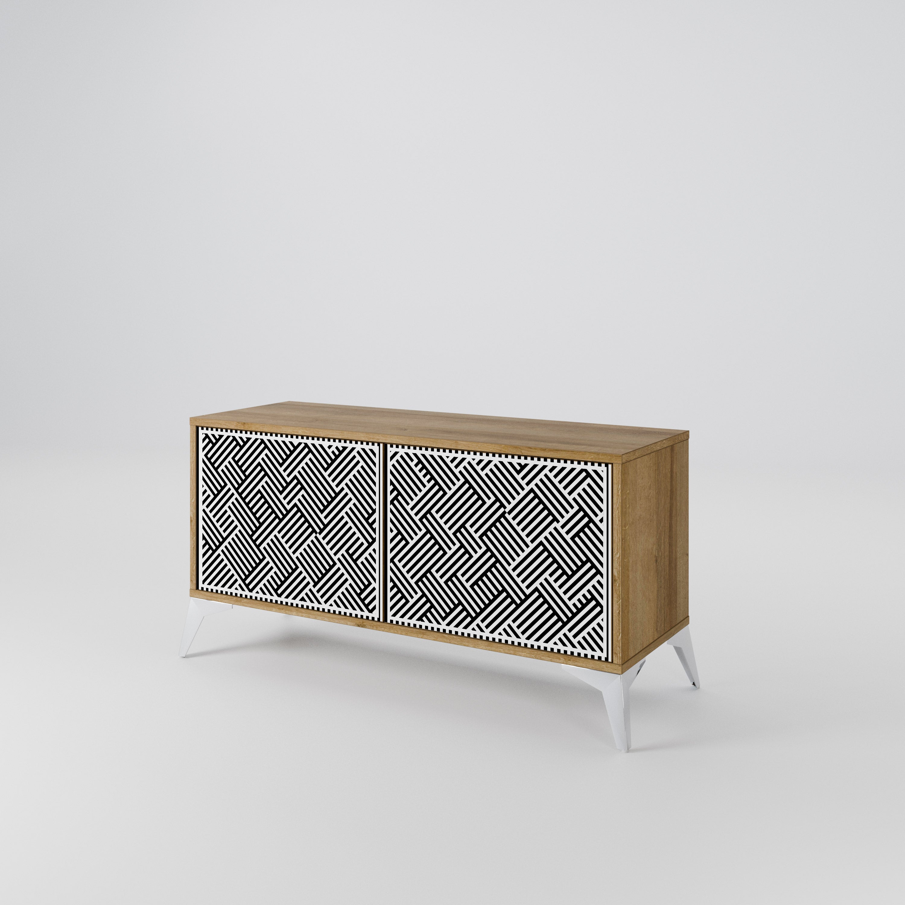 TEMPORARY SEQUENCE Kompaktní dvoudveřový TV stolek