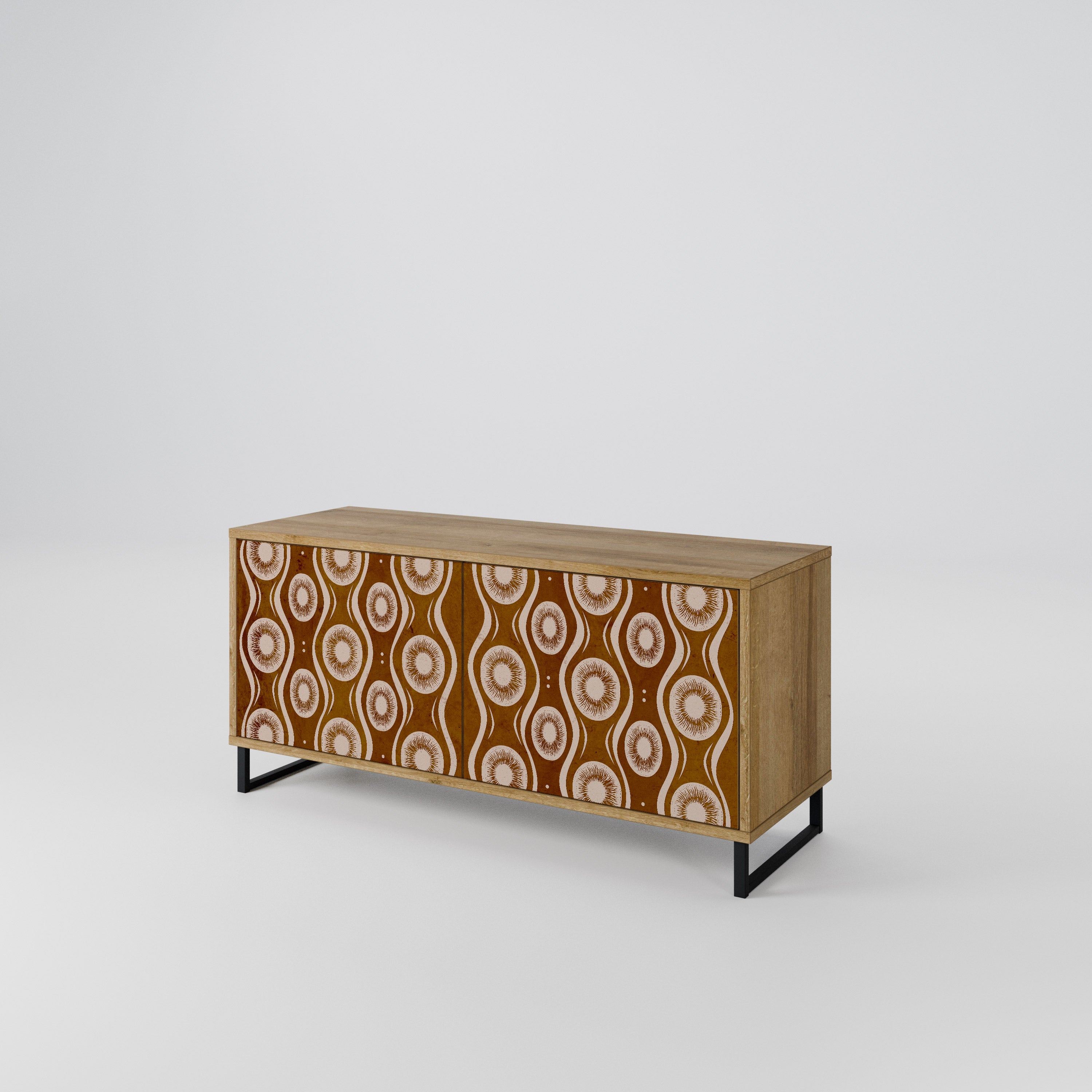 BROWN EYES Kompaktní dvoudveřový TV stolek