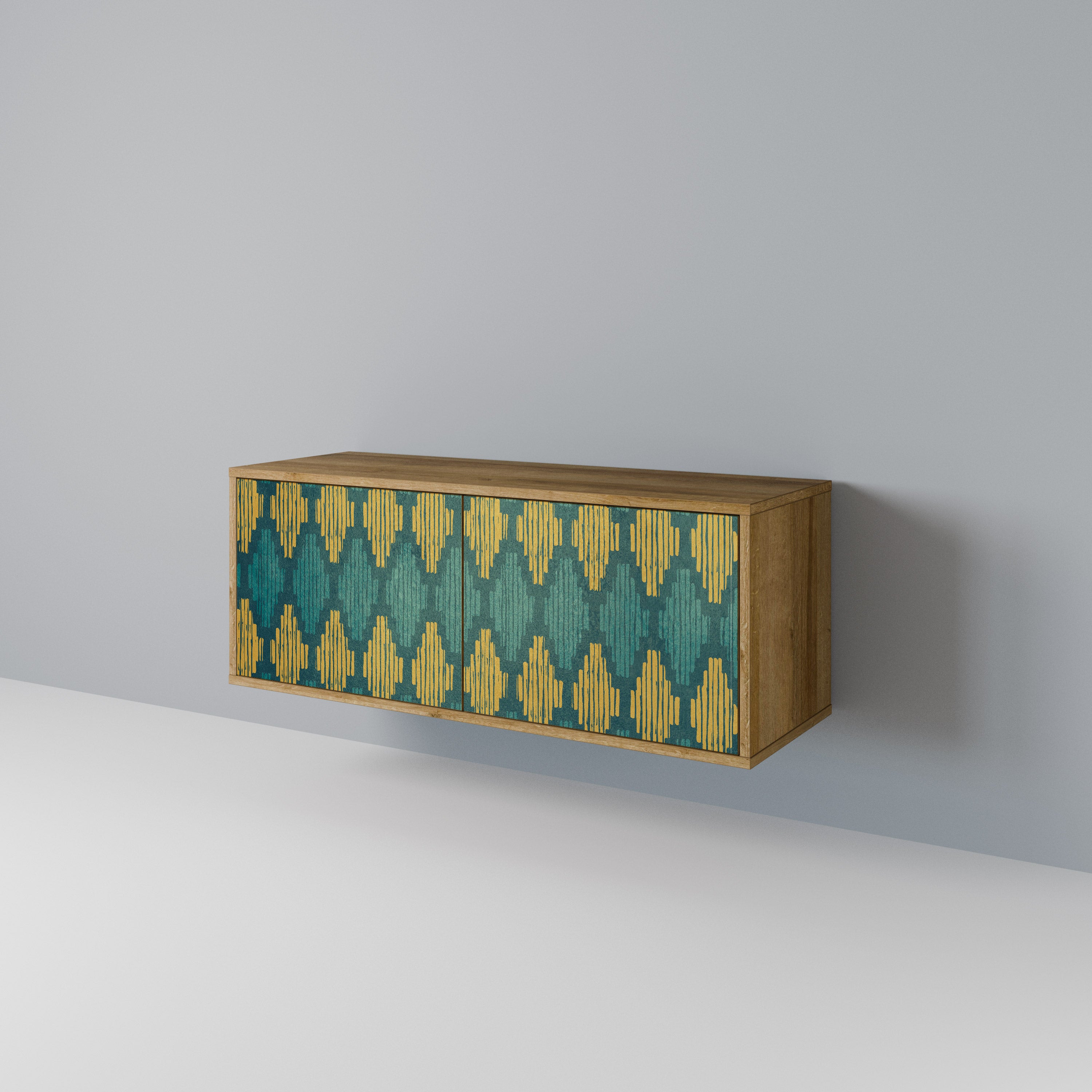 POLYGONS Kompaktní dvoudveřový TV stolek