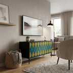 POLYGONS Kompaktní dvoudveřový TV stolek