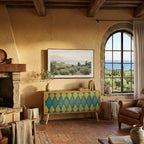 POLYGONS Kompaktní dvoudveřový TV stolek