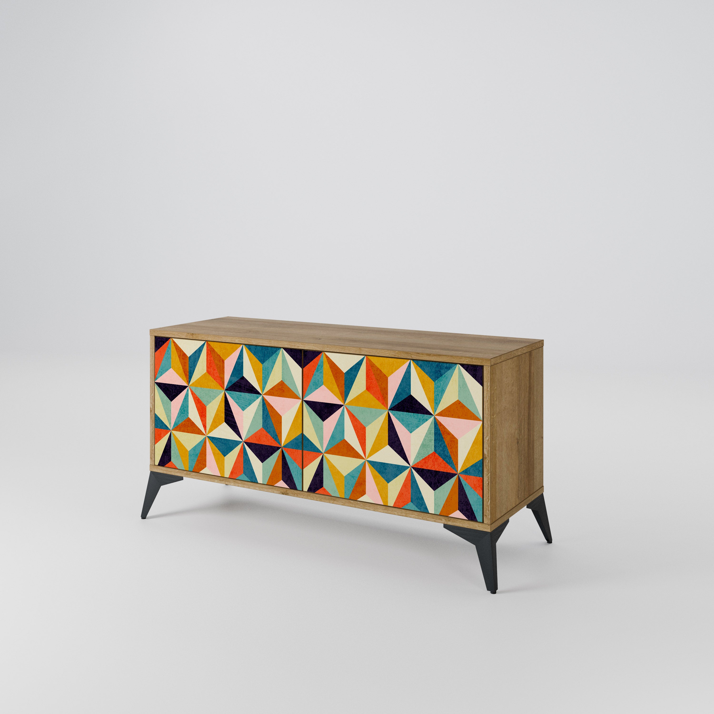 TESSELATE TREASURES Kompaktní dvoudveřový TV stolek