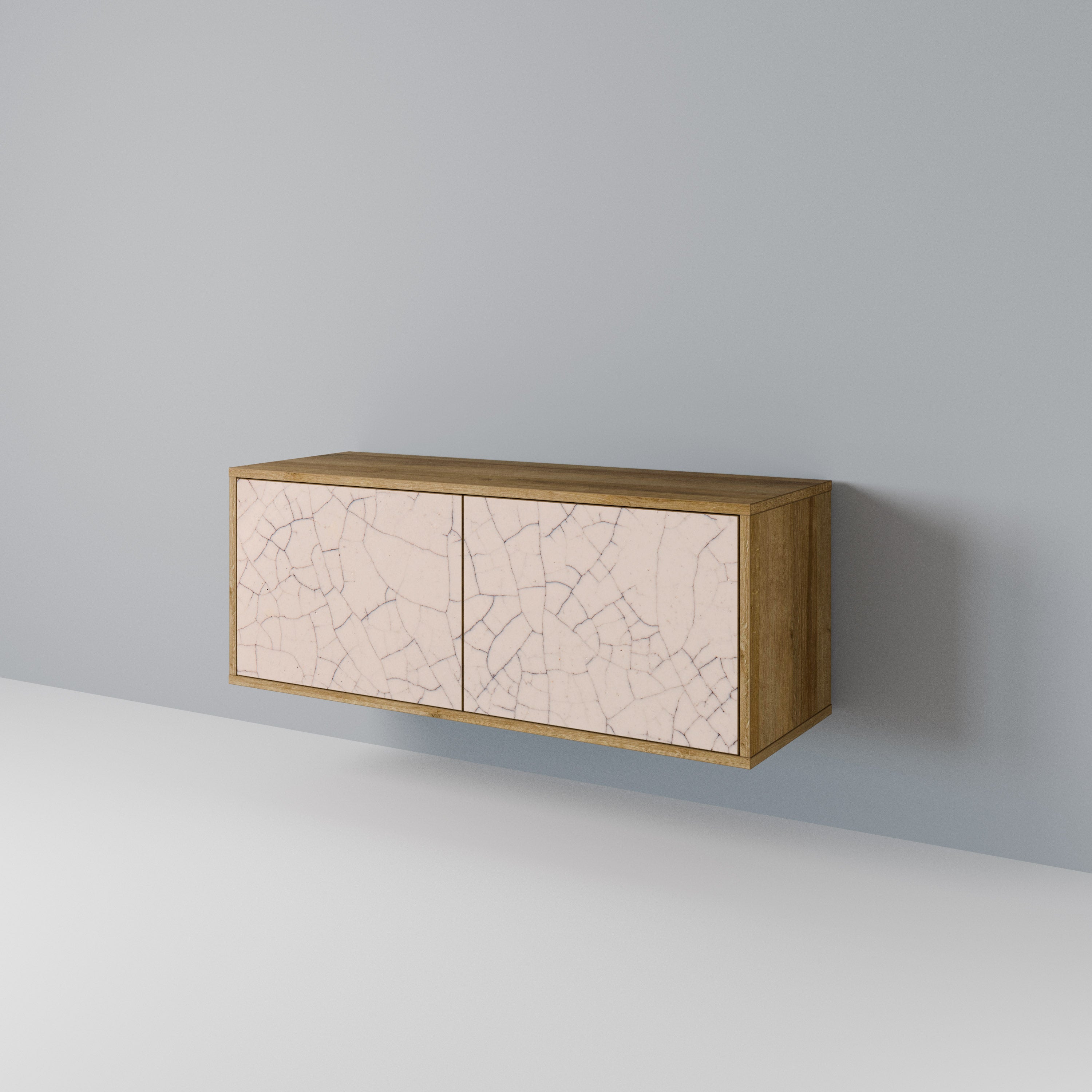 CERAMIC TEXTURE Kompaktní dvoudveřový TV stolek