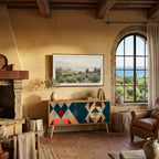 CRACKED ILLUSION Kompaktní dvoudveřový TV stolek