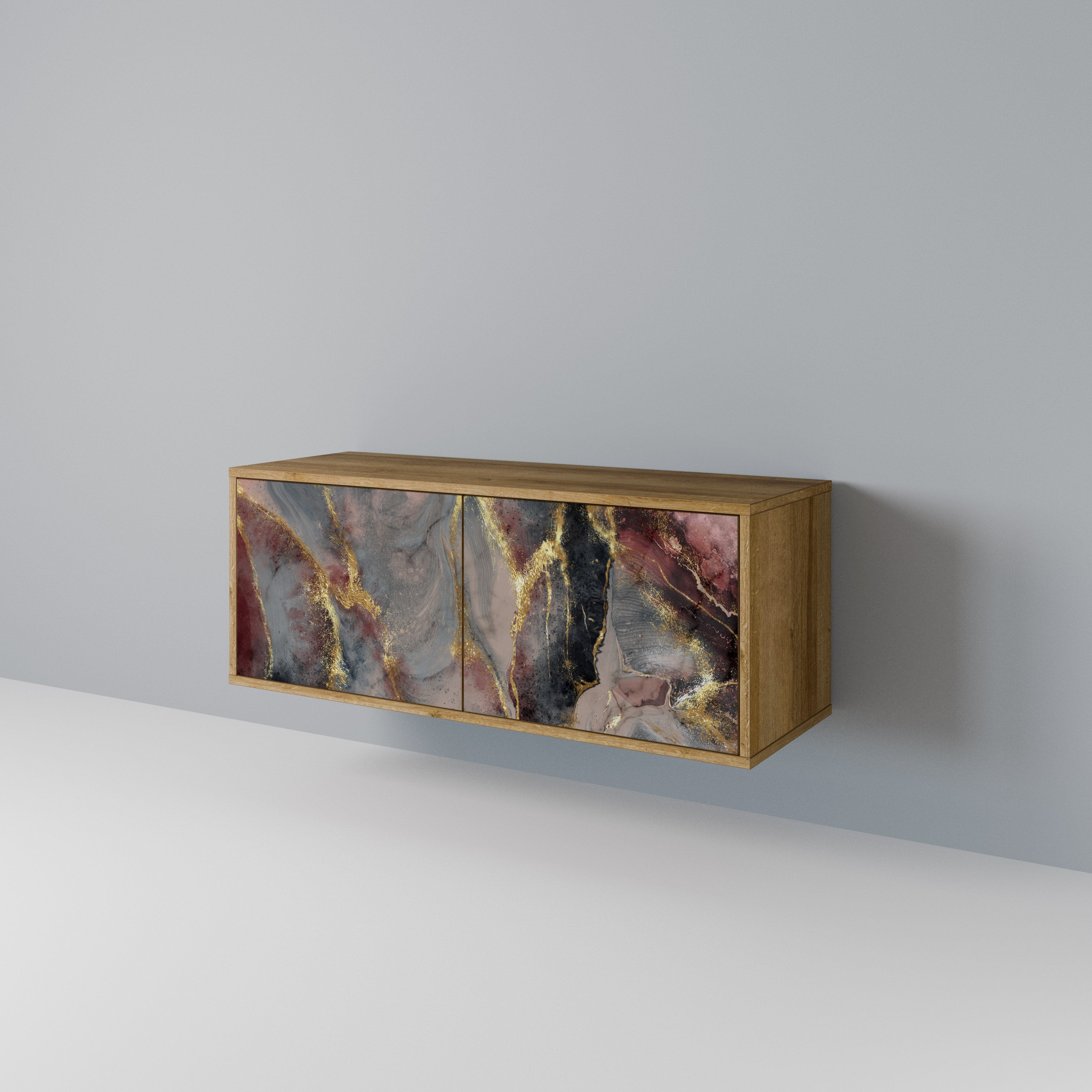 GOLDEN TIDES Kompaktní dvoudveřový TV stolek