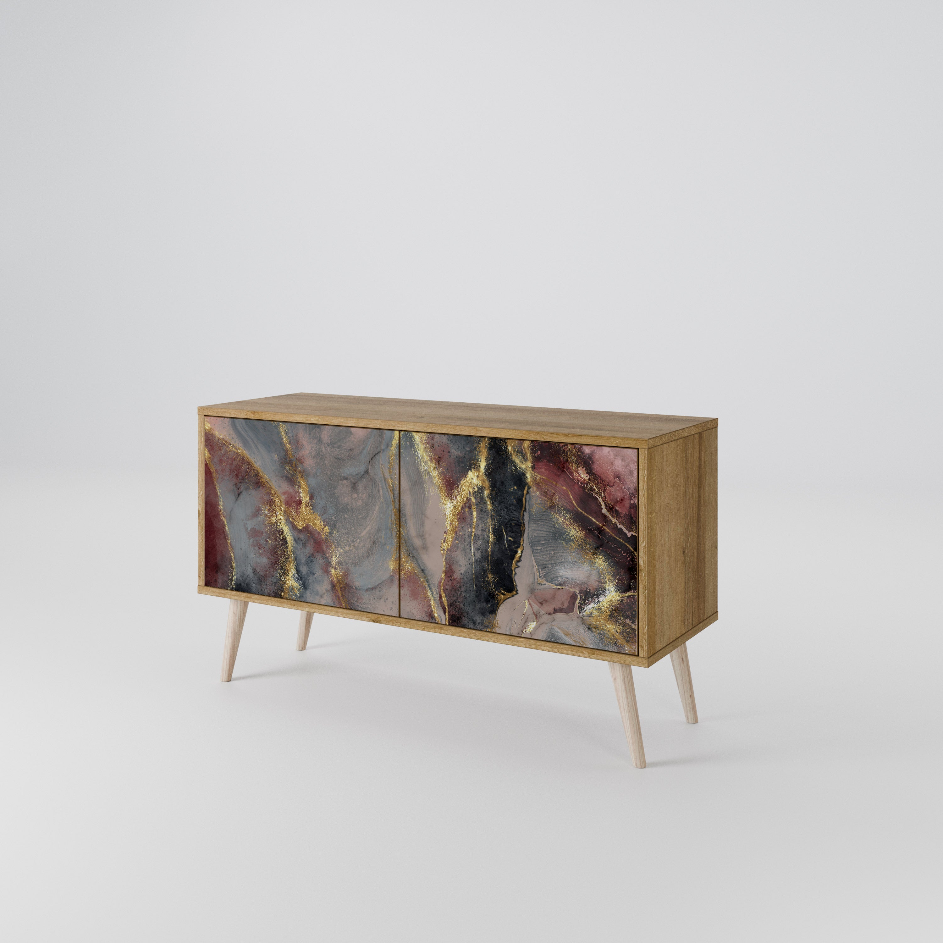 GOLDEN TIDES Compact 2-Door TV Cabinet