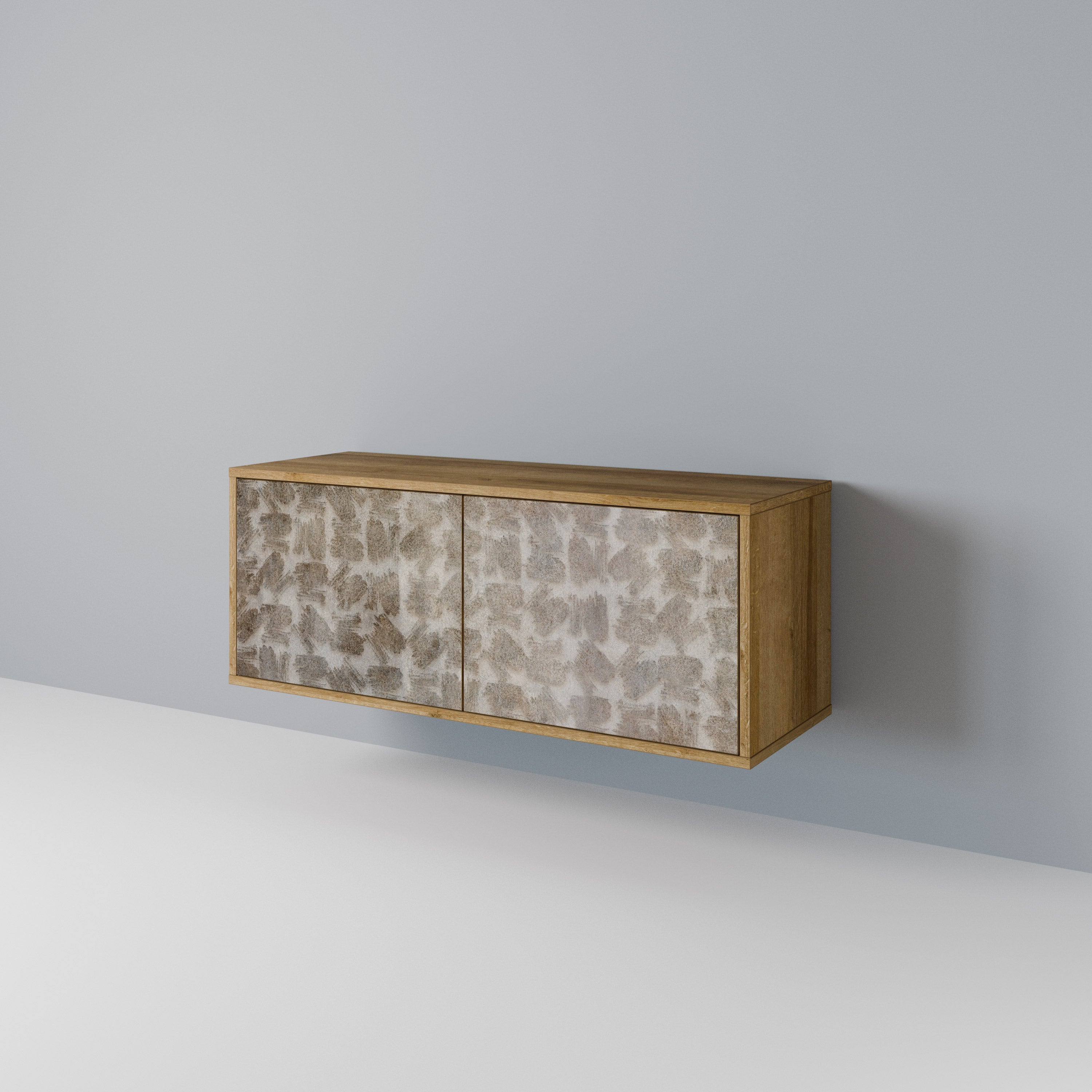 SLIGHTLY BLURRED Kompaktní dvoudveřový TV stolek